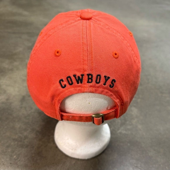 Vintage OSU Oklahoma State Cowboys Orange Hat Cap Embroidered Adjustable NCAA - Picture 5 of 8